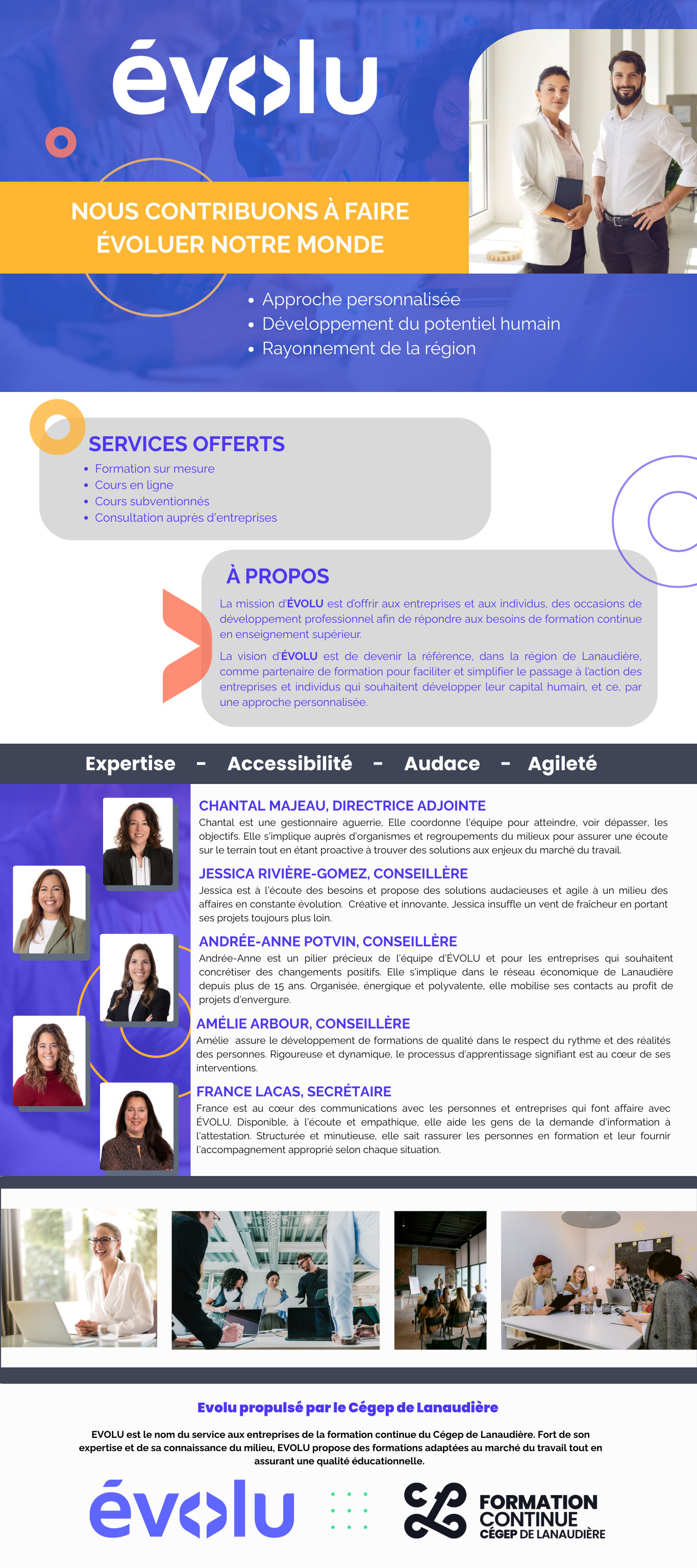 Présentation d'ÉVOLU